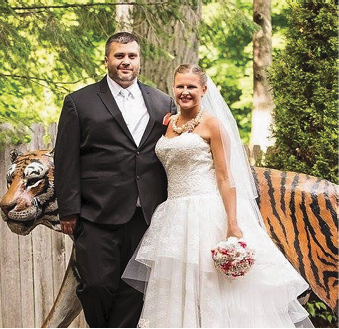 BELAIR-PIERCE— Rachel Belair M’10 M’15 married Troy Pierce ’03 on June 10, 2016, at the Rosamond Gifford Zoo at Burnet Park in Syracuse, N.Y.