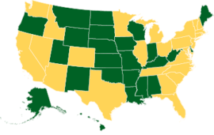 Graphic of Alumni by State