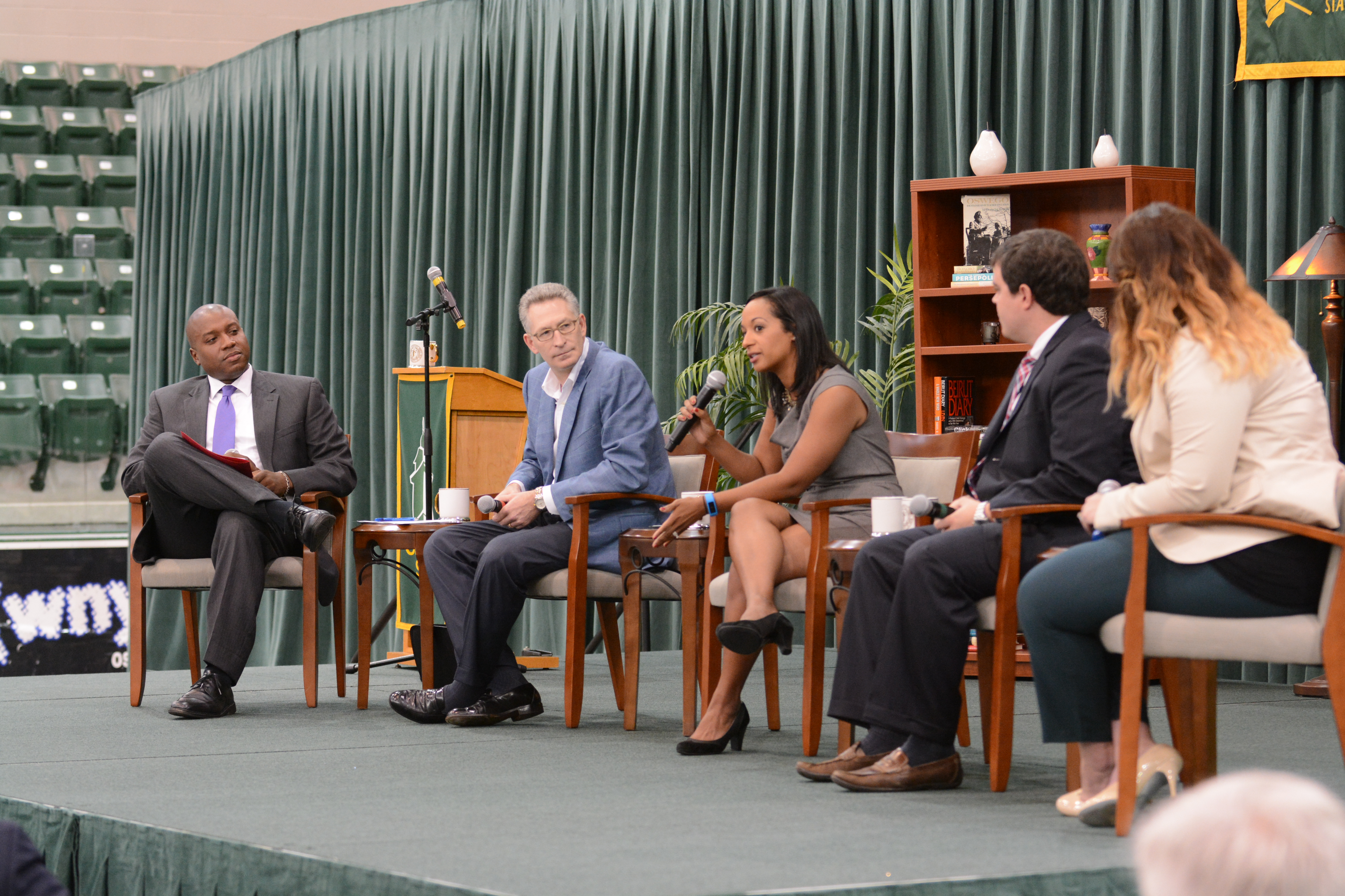 Panel discussion at President's Opening Breakfast