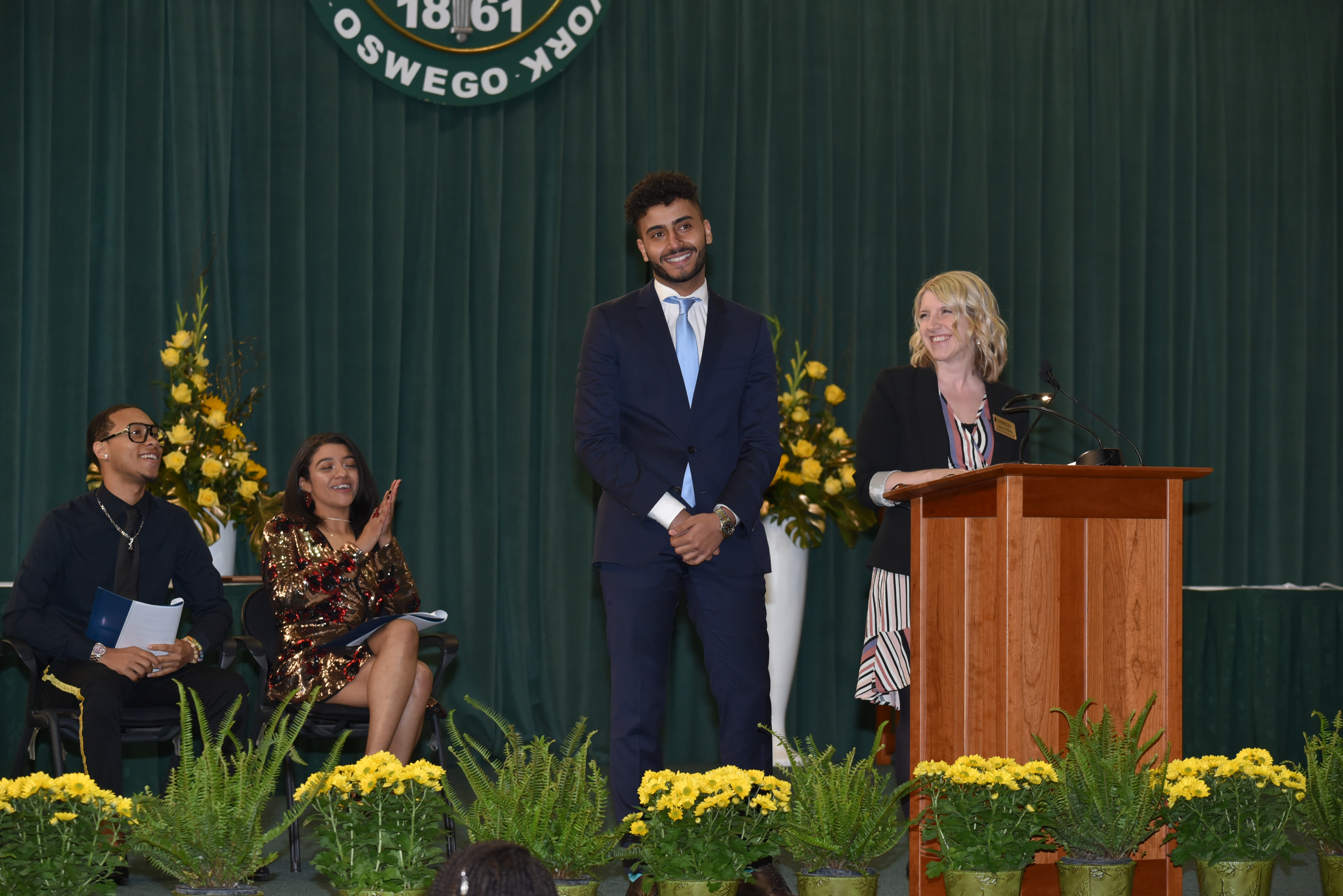 Pictured: Ahmed Albajari at commencement eve