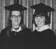 Pictured: Patricia Symonds Snell '73 and Christine Casterton '73