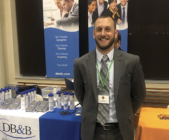 Pictured: Greg Smith ’07 M’10 at Meet the Accountants night at SUNY Oswego
