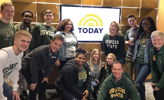 BRC 497 students at the Today show