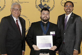 Damien Nguyen ’23, a double major in human development and criminal justice, earned the statewide 2023 Norman R. McConney, Jr. Award for outstanding student excellence.
