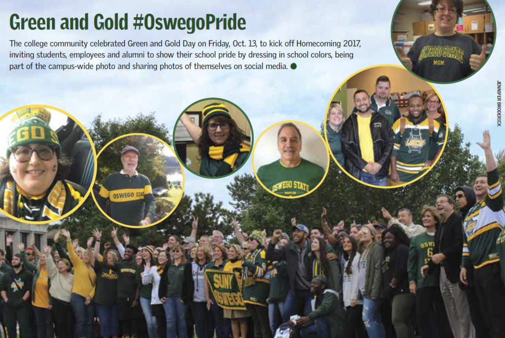 Green and Gold Day Group Photo