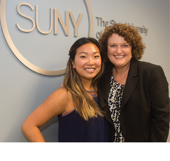 Wei Wang M’15 said a presentation by AIR visitor Lori Newman Cohen ’79 in a software design class changed the course of her life. 