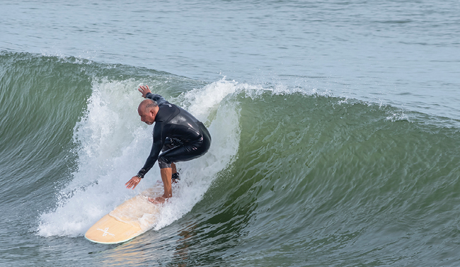 Angel Llano '81 Surfing