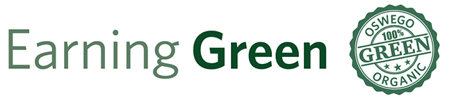 Earning Green and 100% Green logo 